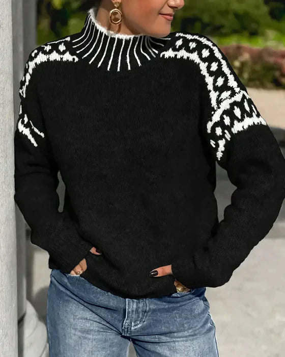 The Ivy™ — Graphic Knit Sweater