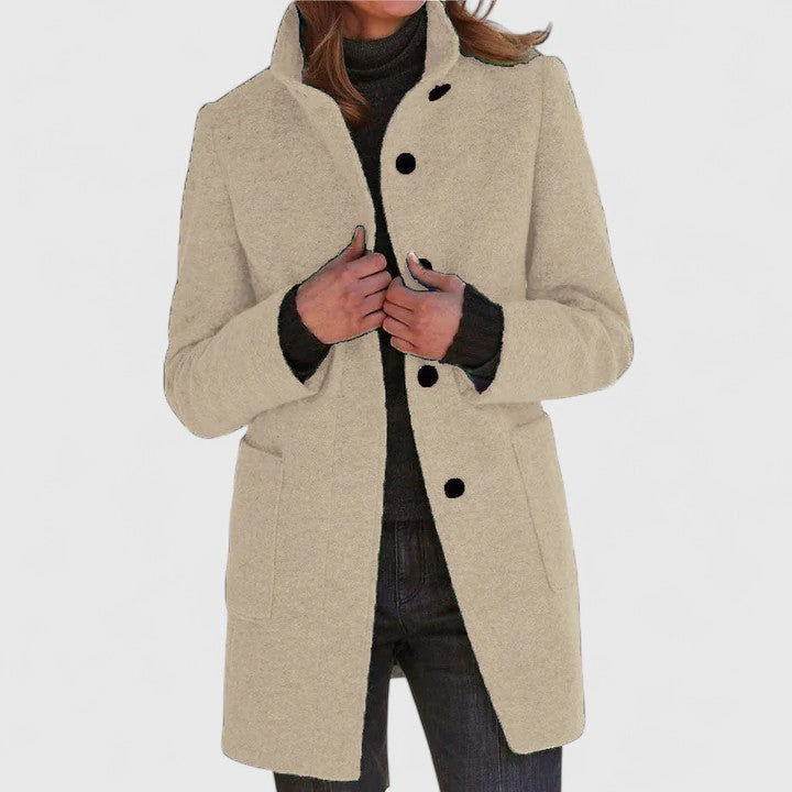 The Celine™ | Tailored Textured Coat