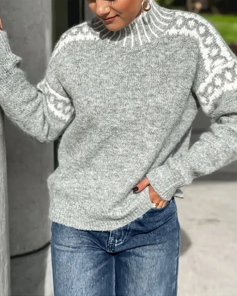 The Ivy™ — Graphic Knit Sweater