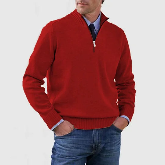 The Howard™ | Essential Zip-Neck Sweater