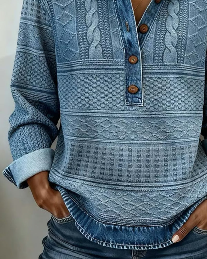 The Layla™ — Textured Henley