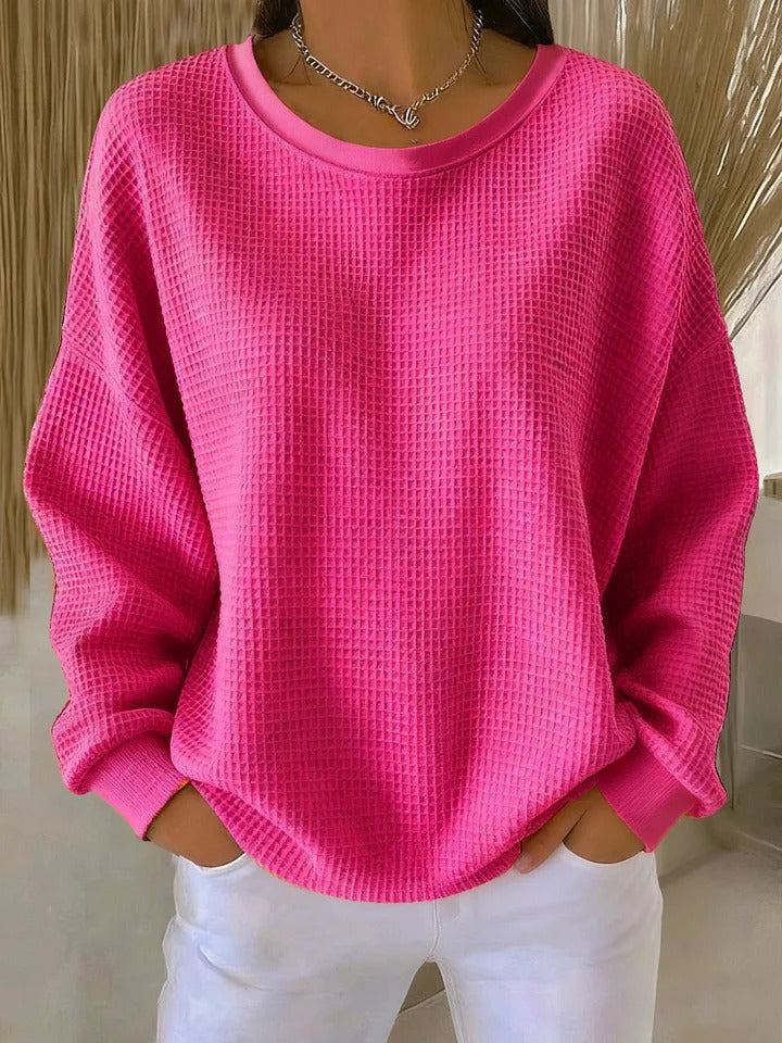 The Harper™ | Textured Soft-Knit Sweater.