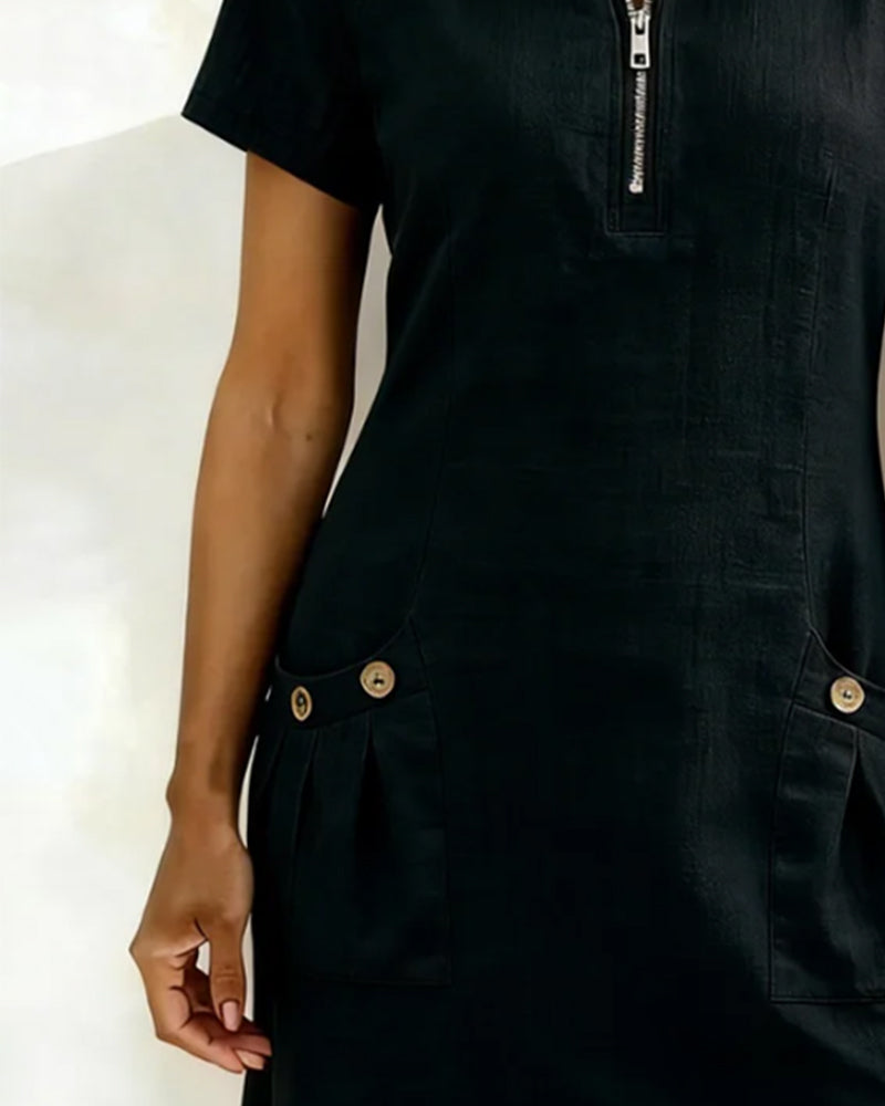 Poppy™ Zip-Front Dress