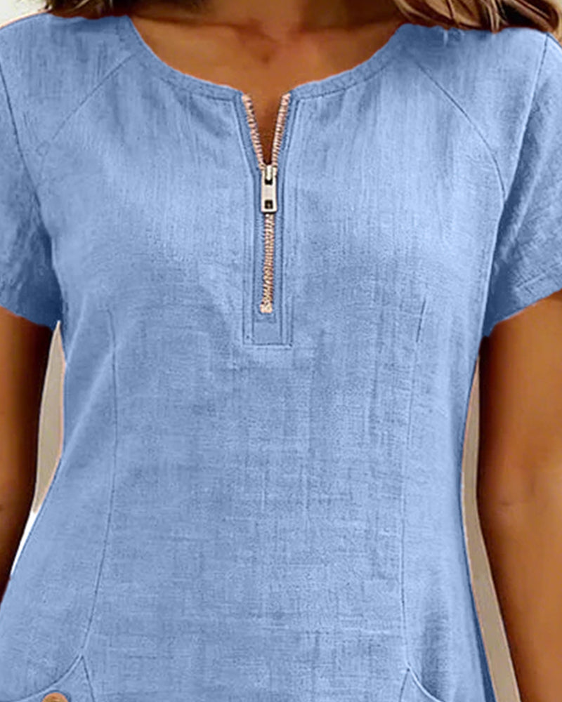 Poppy™ Zip-Front Dress