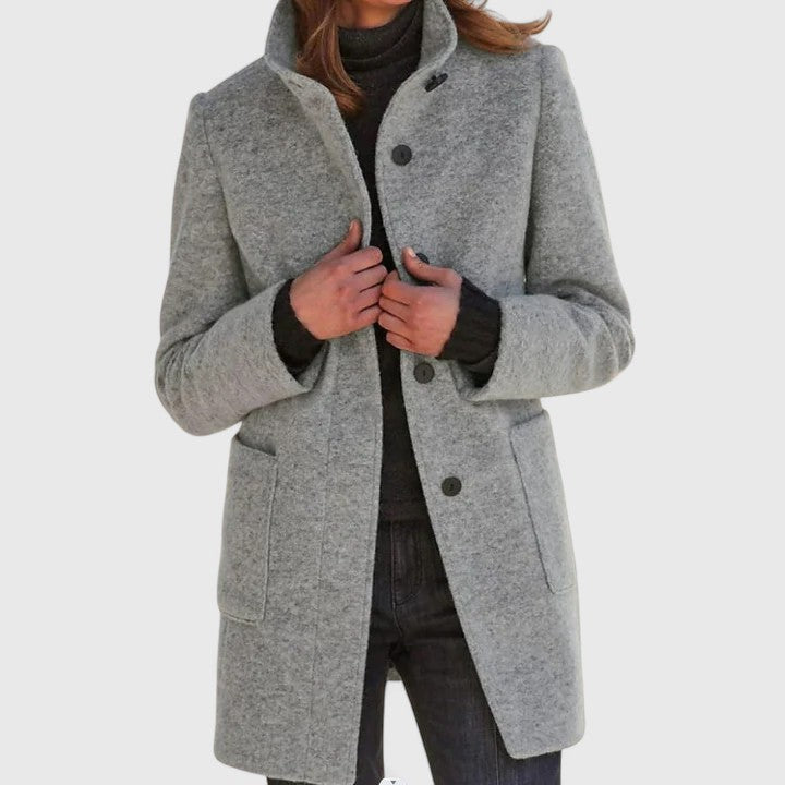 The Celine™ | Tailored Textured Coat