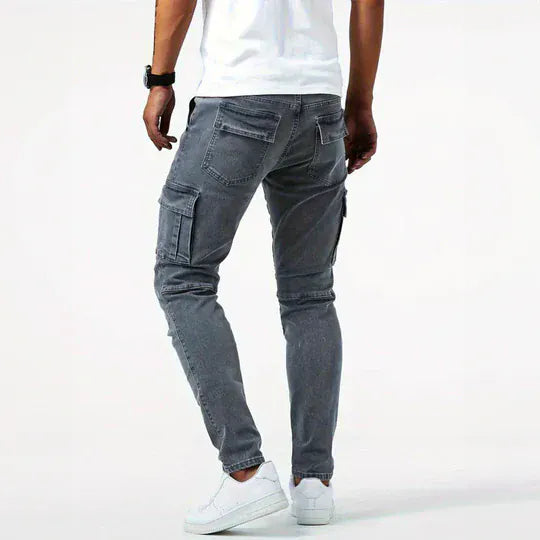 Edmund | Cargo Denim Skinny Jeans