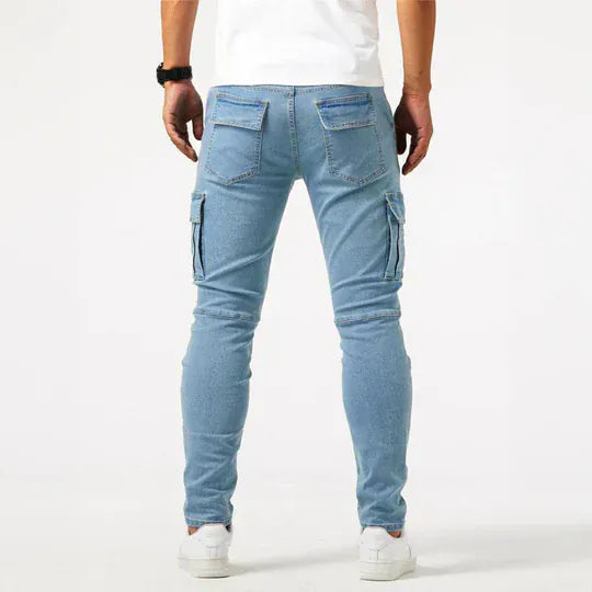 Edmund | Cargo Denim Skinny Jeans