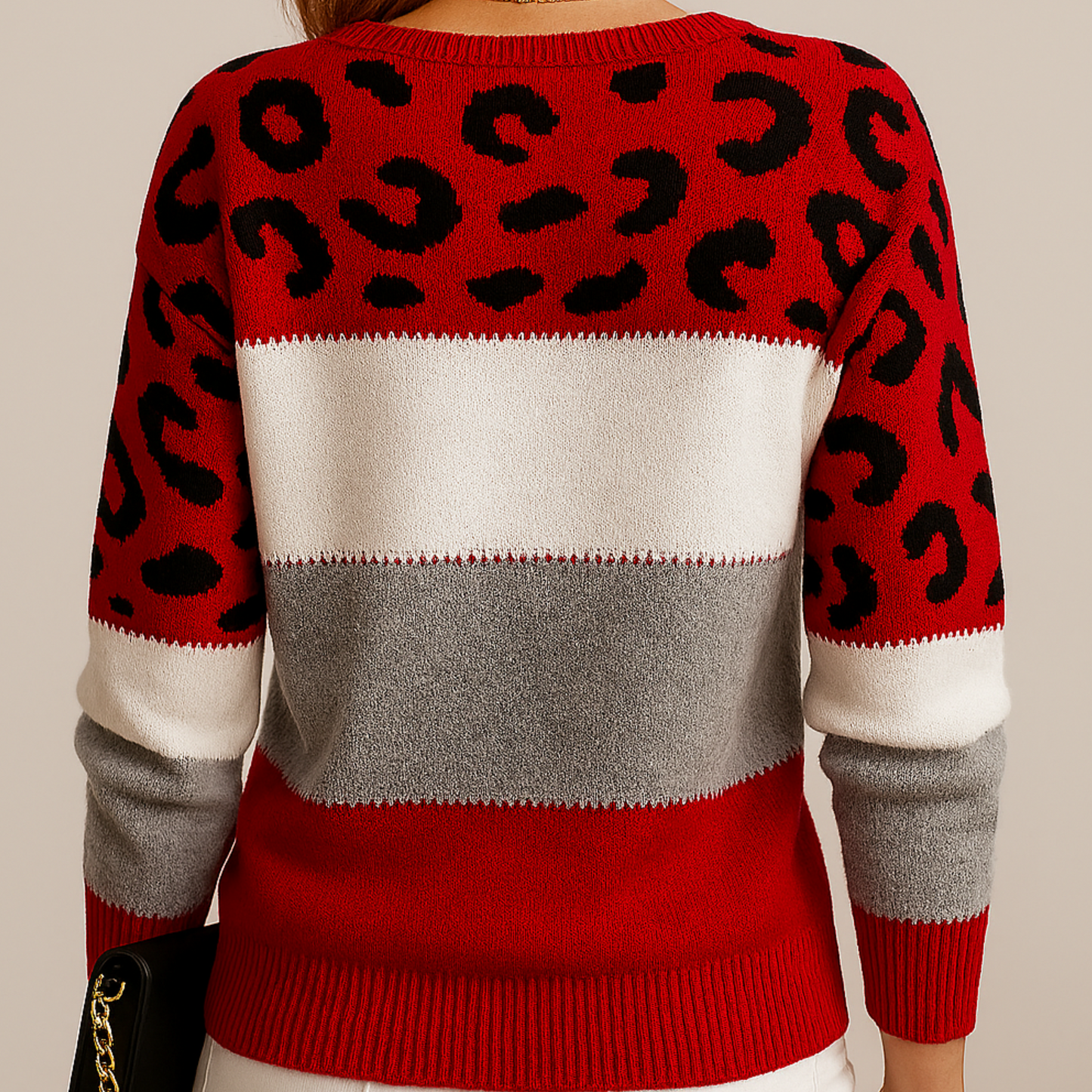 Pascaline | Elevated Leopard Print Sweater