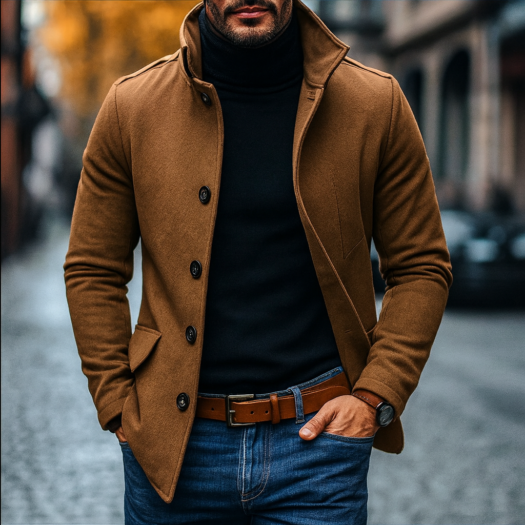 The Sebastian™ — Tailored Wool Overcoat