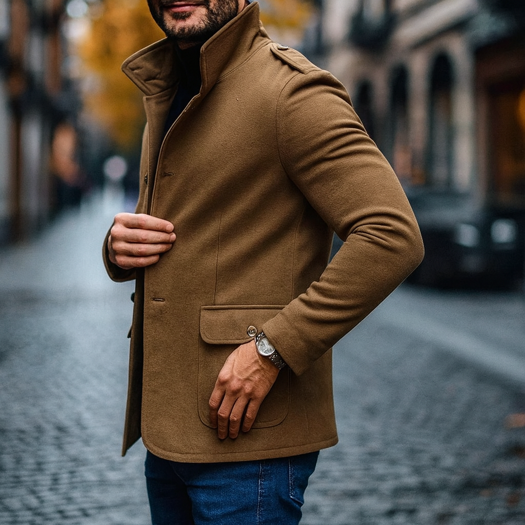 The Sebastian™ — Tailored Wool Overcoat