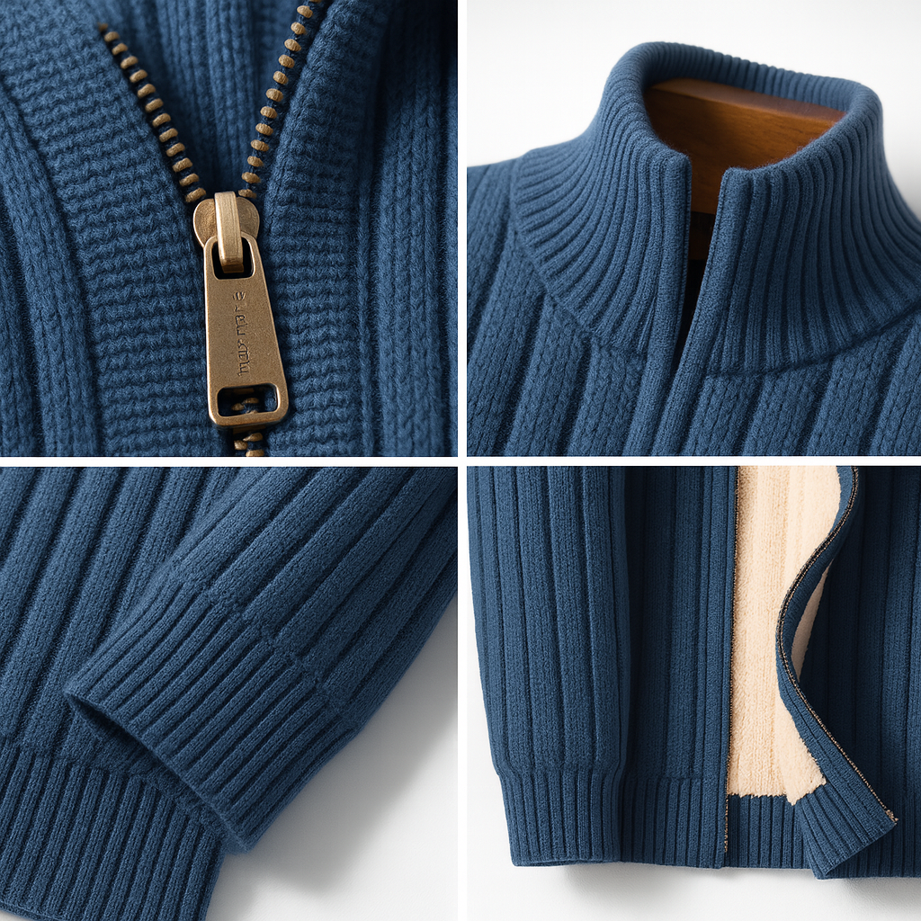 Stanley | Classic Elegant Zip-Up Vest