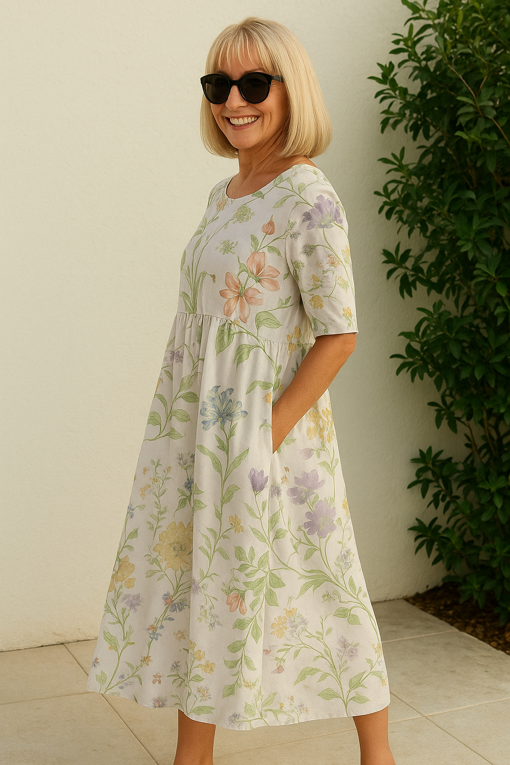 Wisteria™ Embroidered Midi Dress