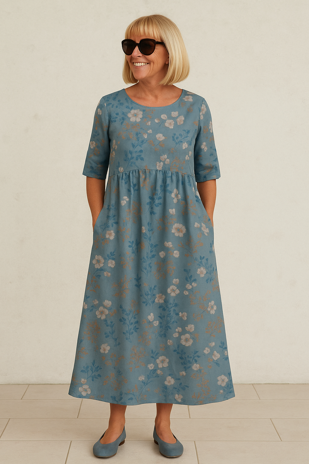 Wisteria™ Embroidered Midi Dress