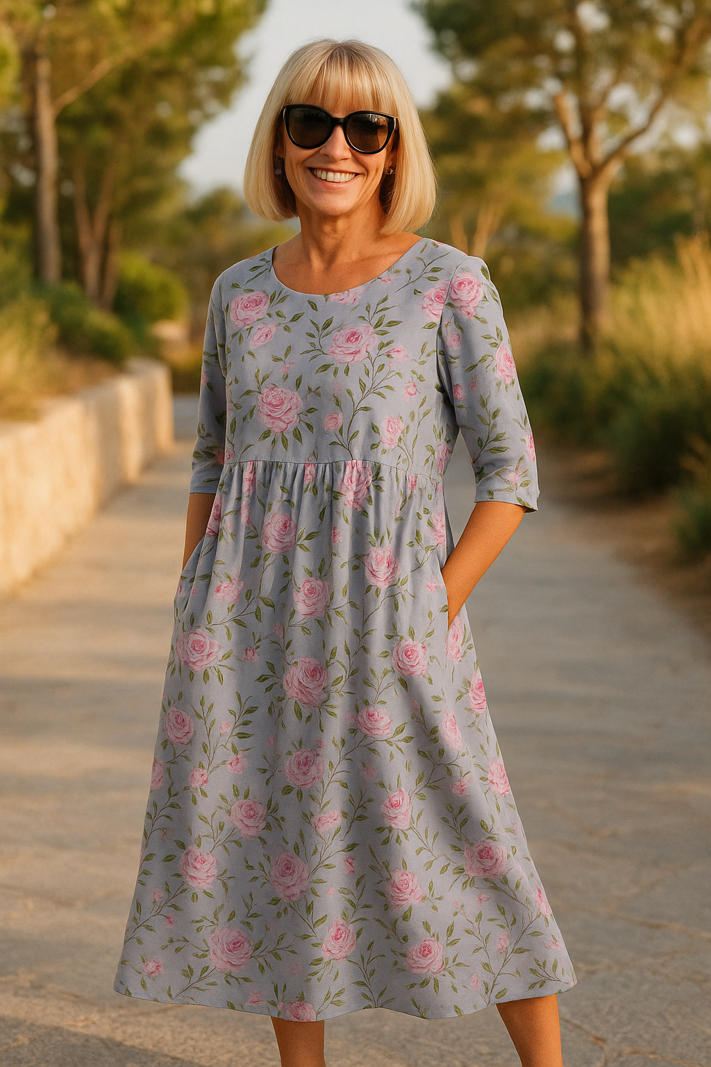Wisteria™ Embroidered Midi Dress