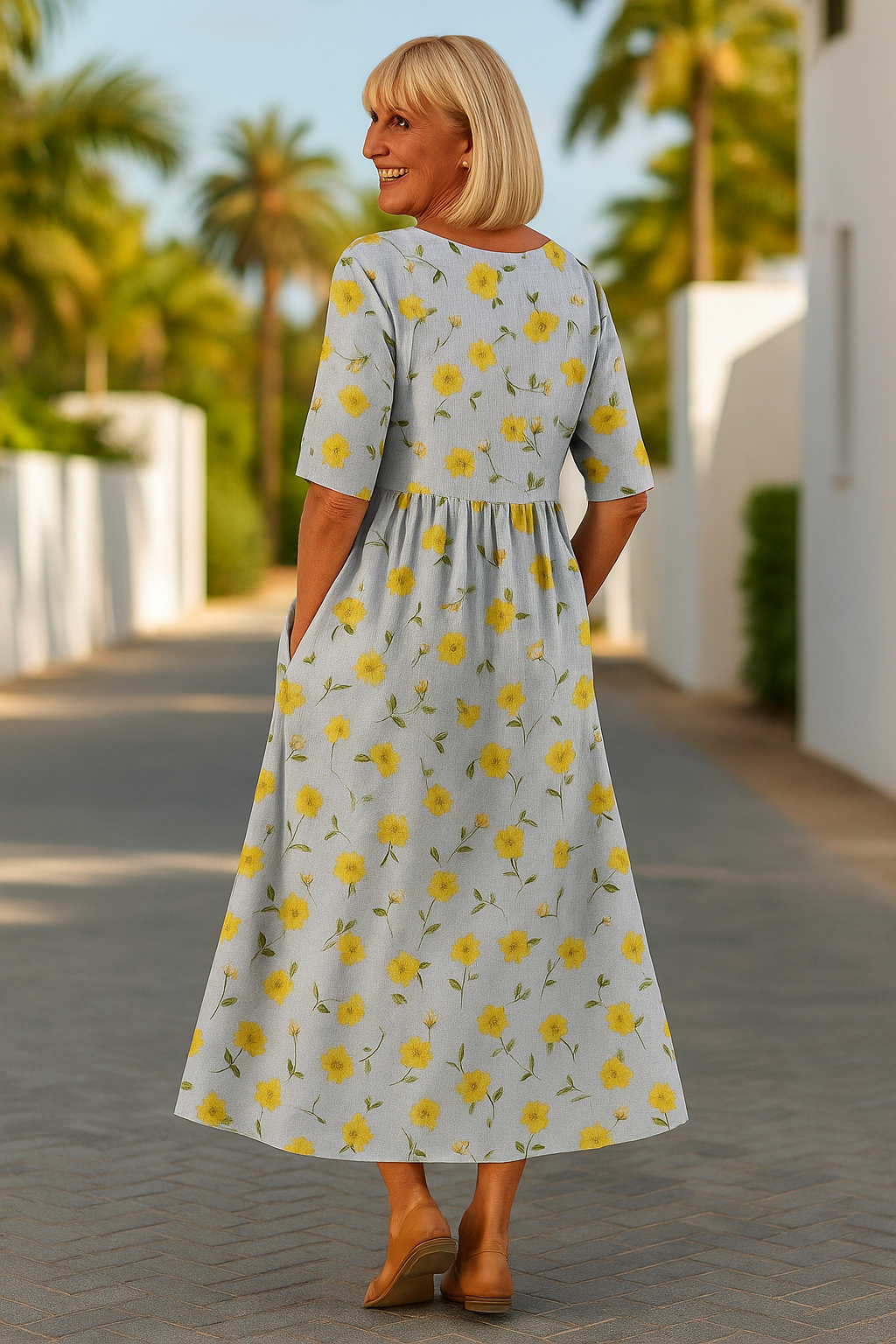 Wisteria™ Embroidered Midi Dress