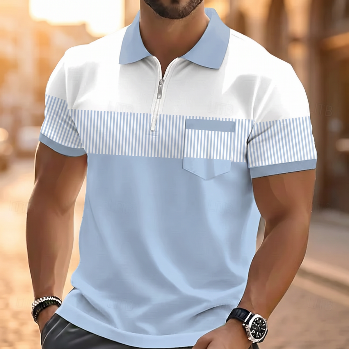 Kellon Zip-Collar Polo