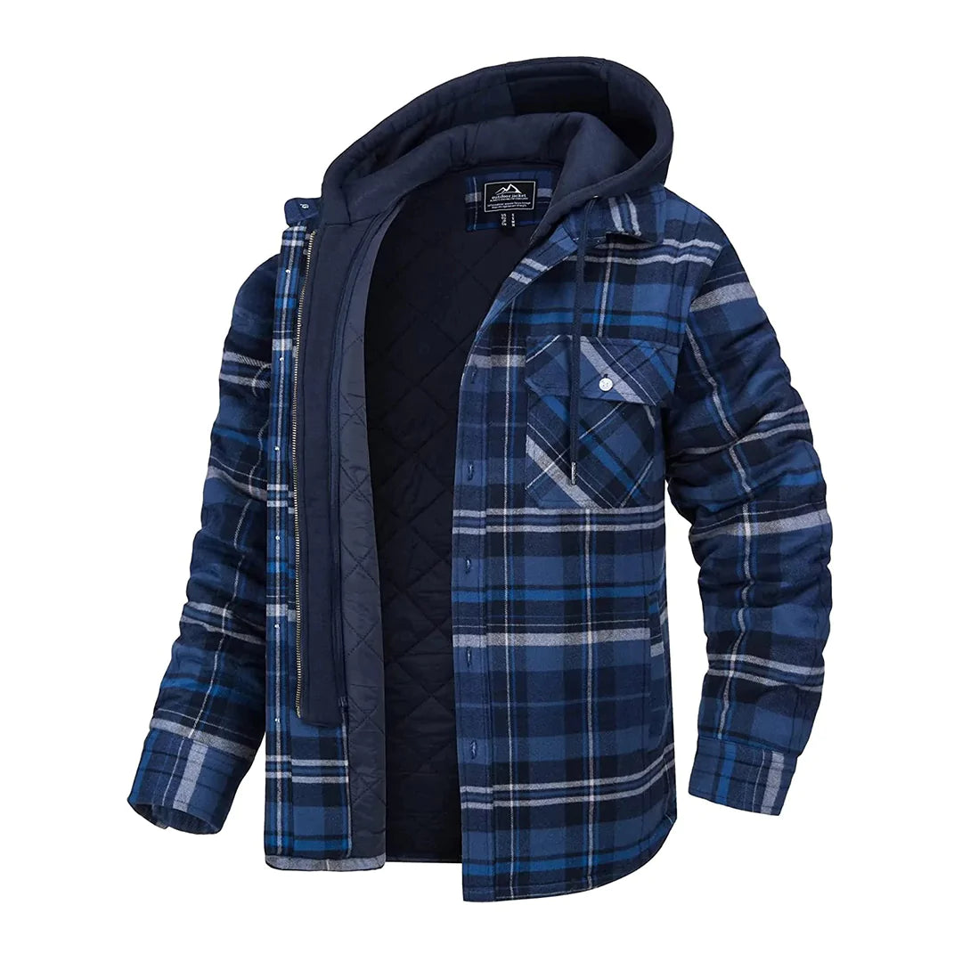 Joel | Checked Hooded Jacket