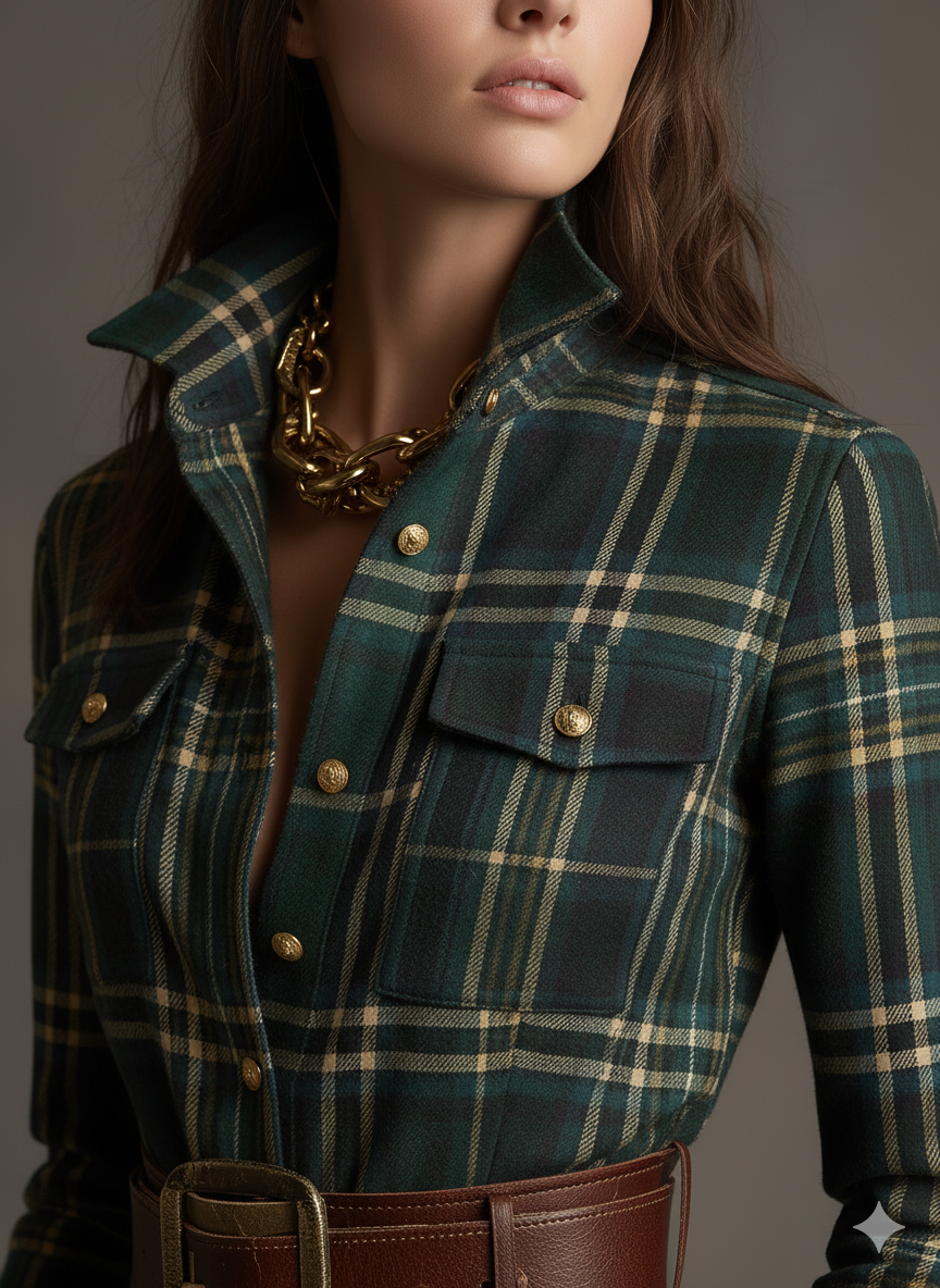 The Unity™ | Plaid Statement Maxi Dress
