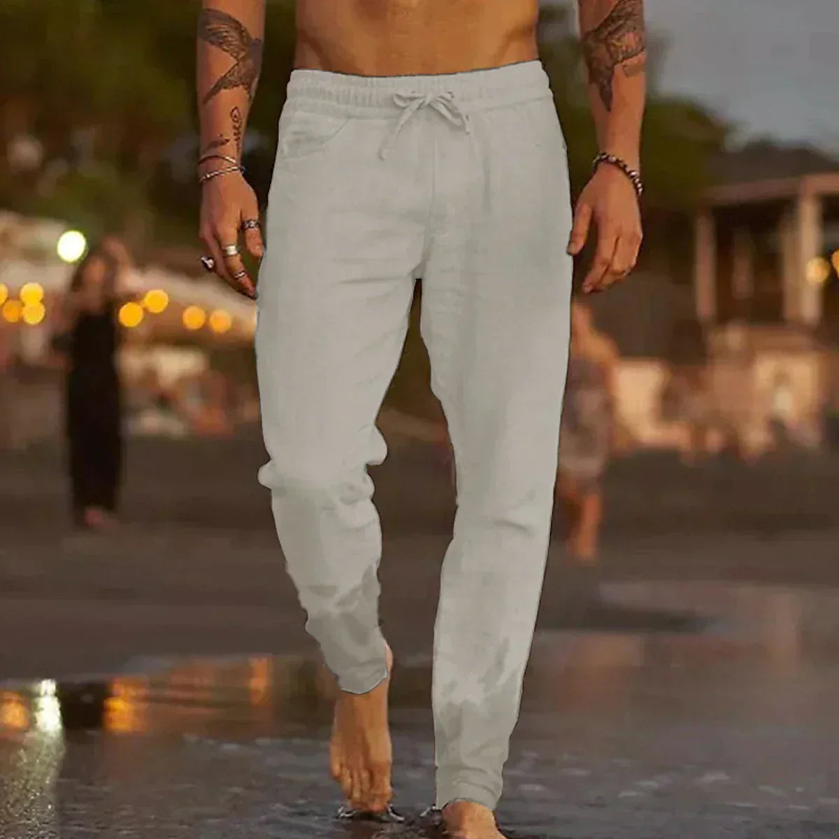 Elric | Slim Fit Casual Trousers