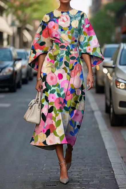 Joanne | Elegant Floral Dress