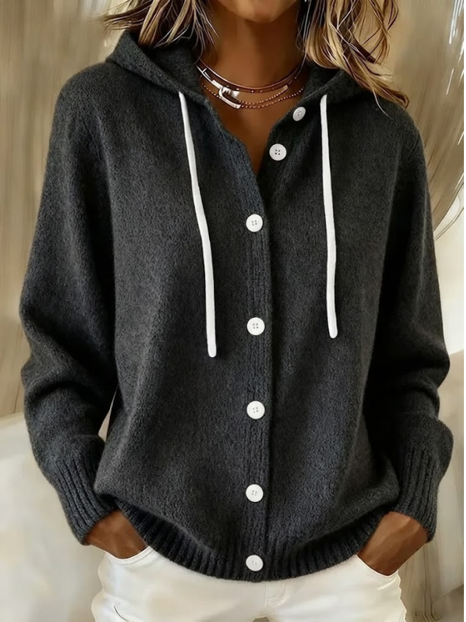The Charlotte™ | Soft-Knit Button Cardigan