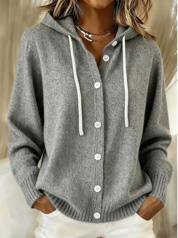 The Charlotte™ | Soft-Knit Button Cardigan