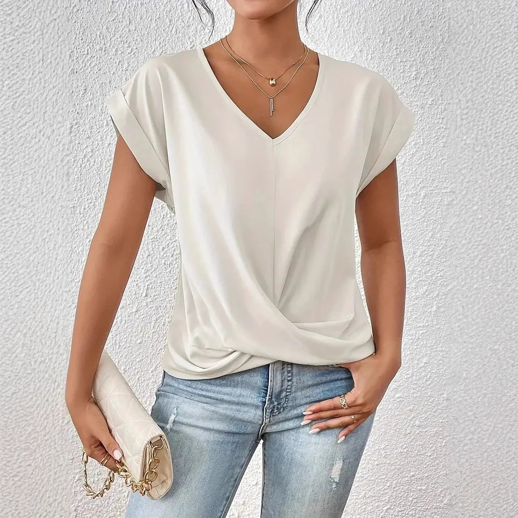 Lara™ Elegant V-Neck Tee