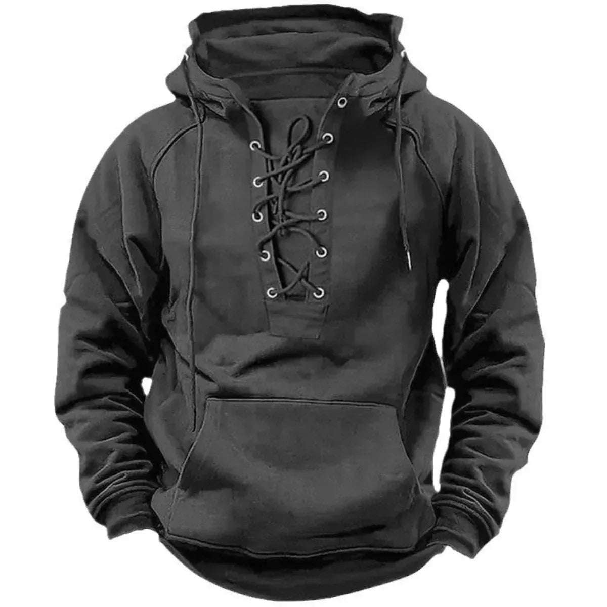 The Ronan™ | Rugged Heritage Lace-Up Hoodie