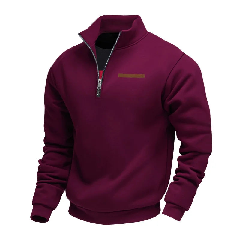 The Bennet™ | Cloud-Soft Textured Half-Zip
