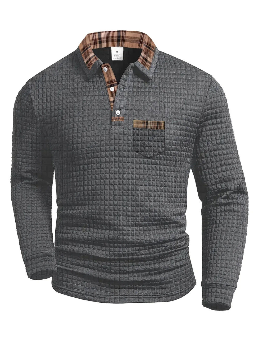 The Hudson™ | Textured Long-Sleeve Polo