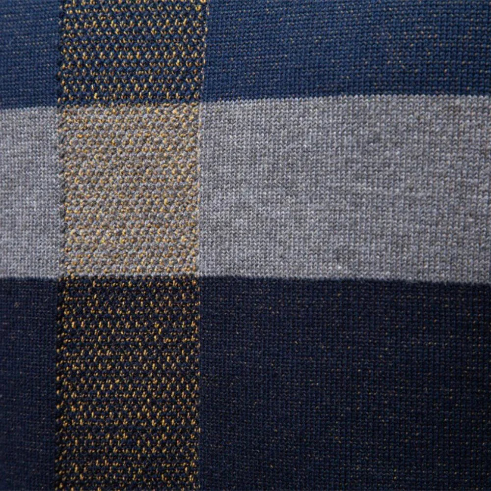 Neville | Men's Knitted Sweater With Diamond Design