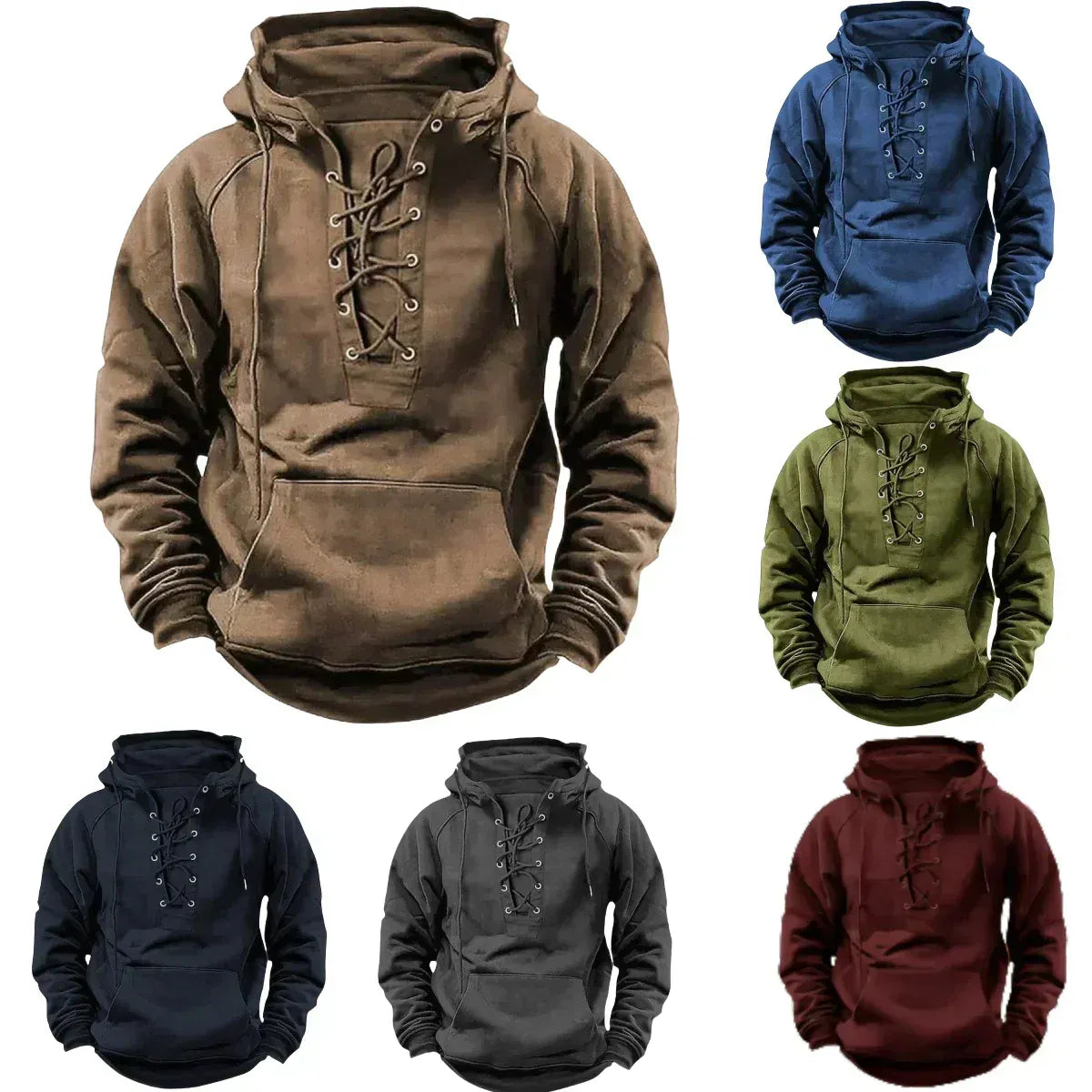 The Ronan™ | Rugged Heritage Lace-Up Hoodie