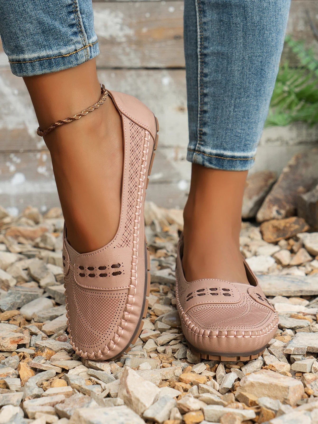 Elodie Perforated Loafer