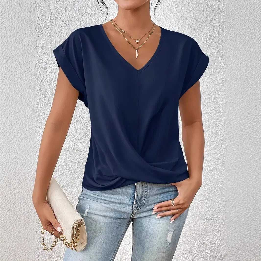 Lara™ Elegant V-Neck Tee