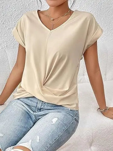Lara™ Elegant V-Neck Tee