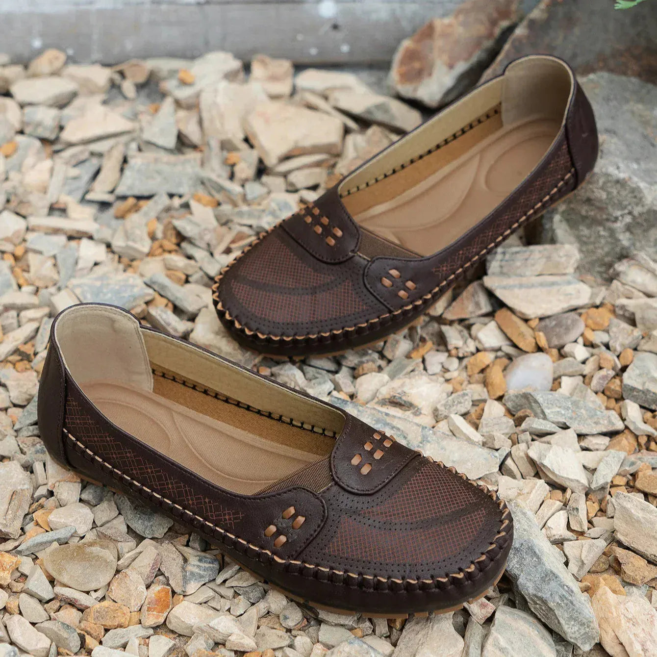 Elodie Perforated Loafer