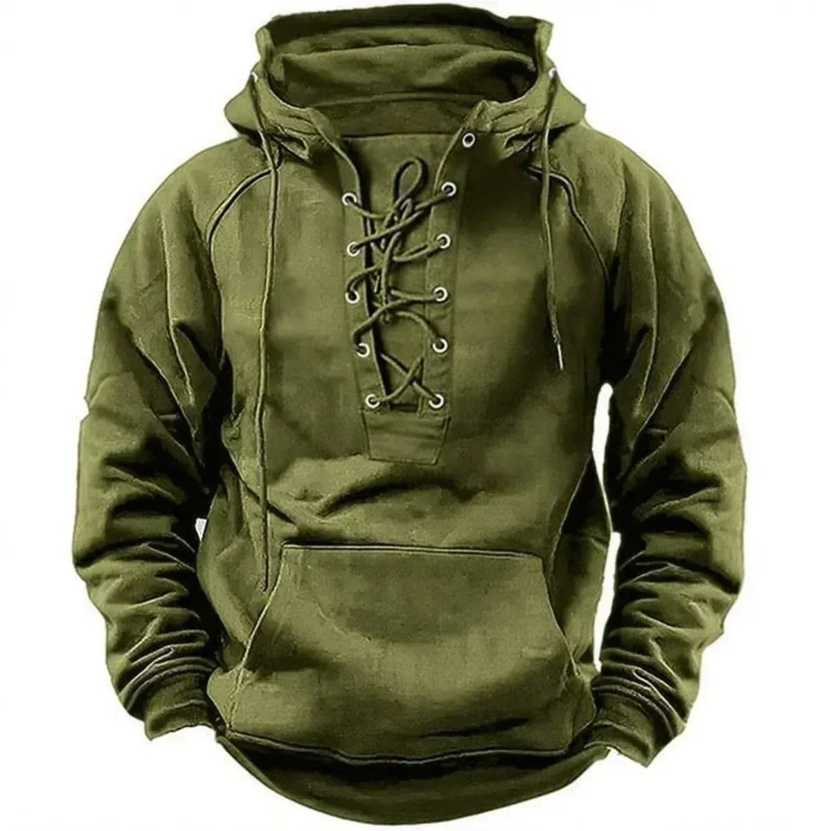 The Ronan™ | Rugged Heritage Lace-Up Hoodie