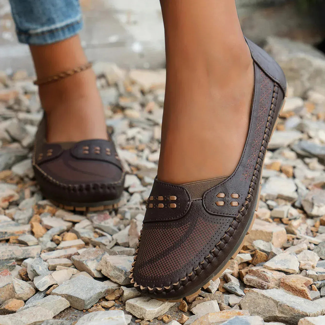 Elodie Perforated Loafer