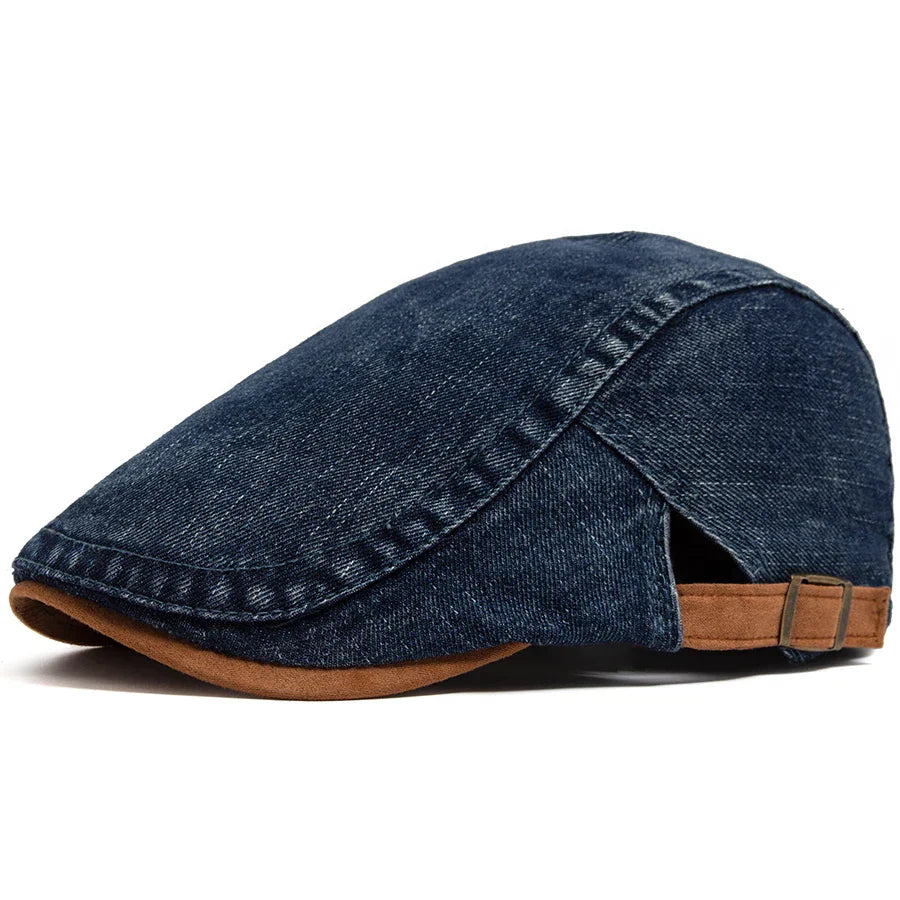 The Reid™ — Classic Denim Flat Cap