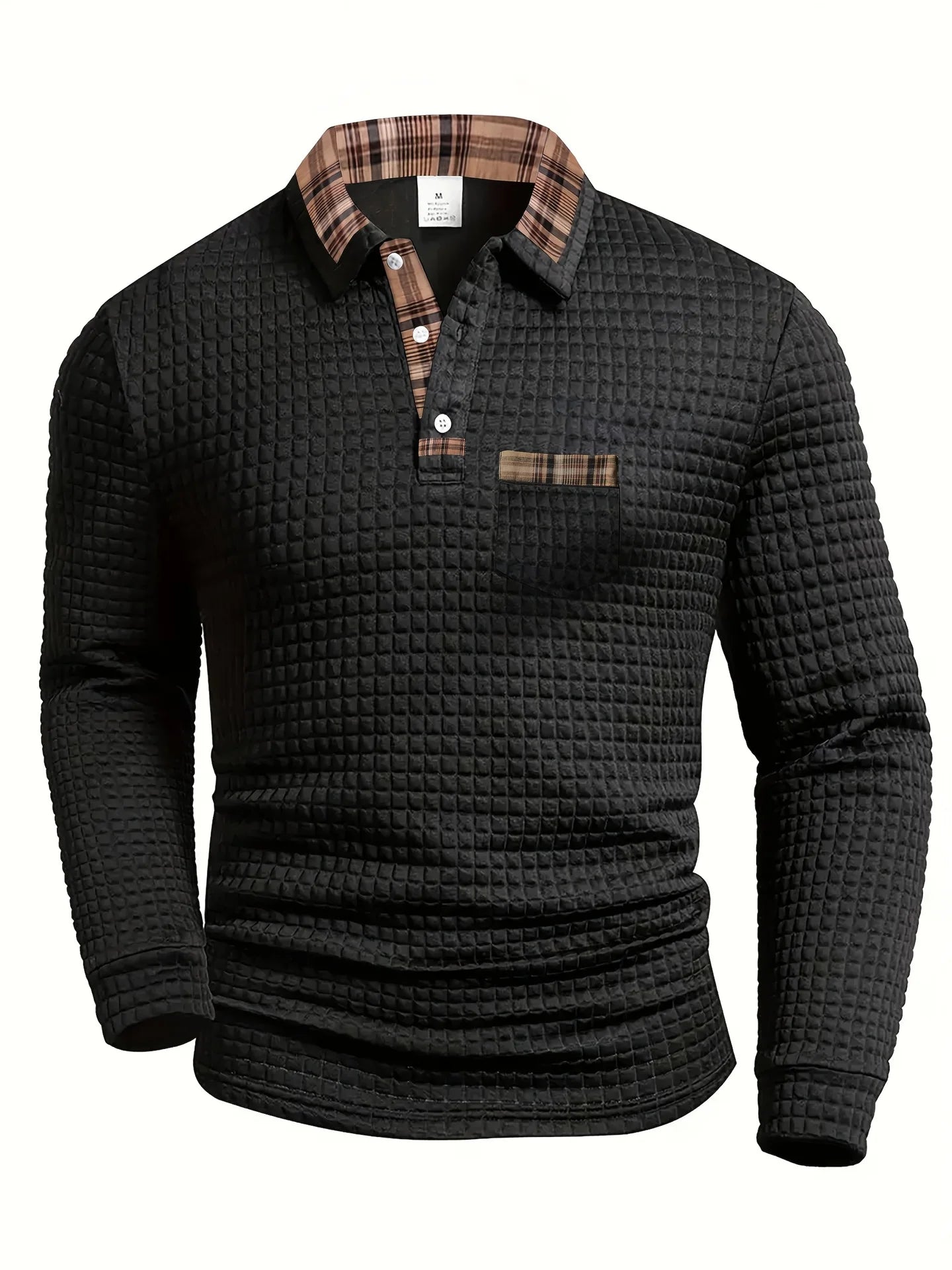 The Hudson™ | Textured Long-Sleeve Polo