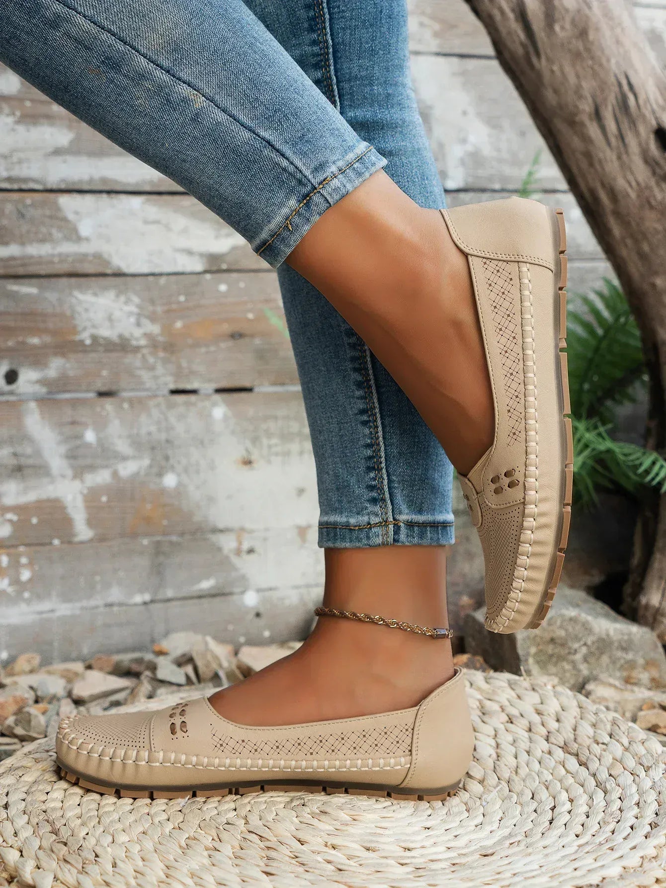 Elodie Perforated Loafer