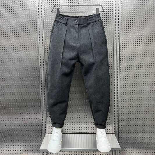 Matthew | Classic Textured-Look Pants