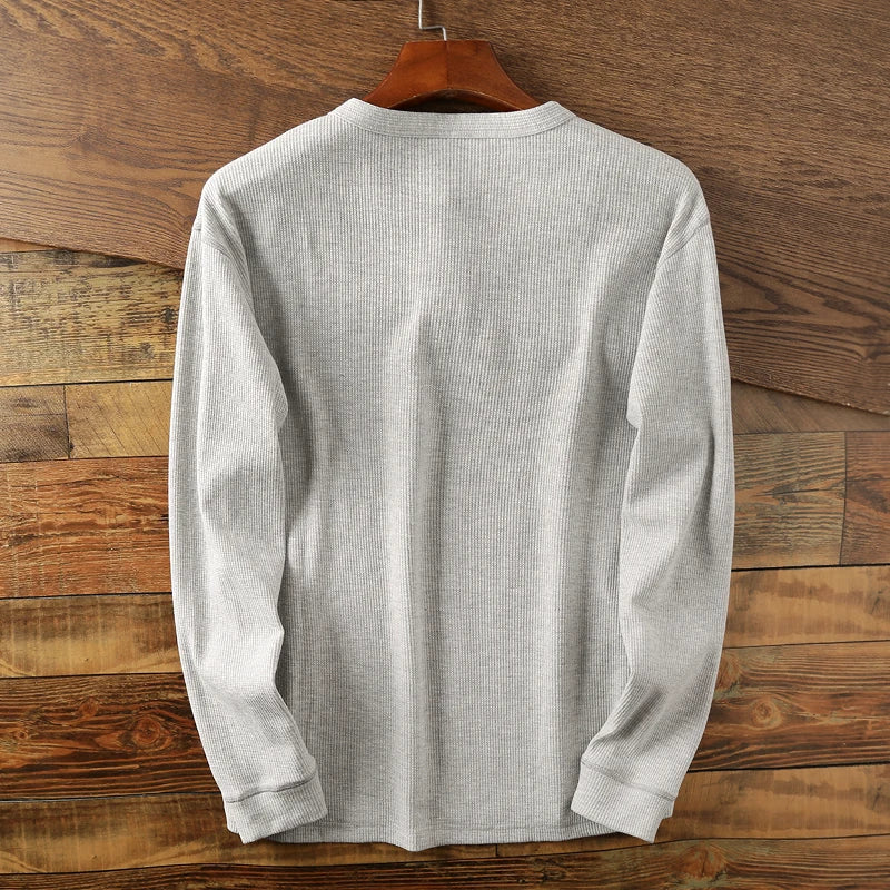 The Meyer™ | Textured Henley Shirt
