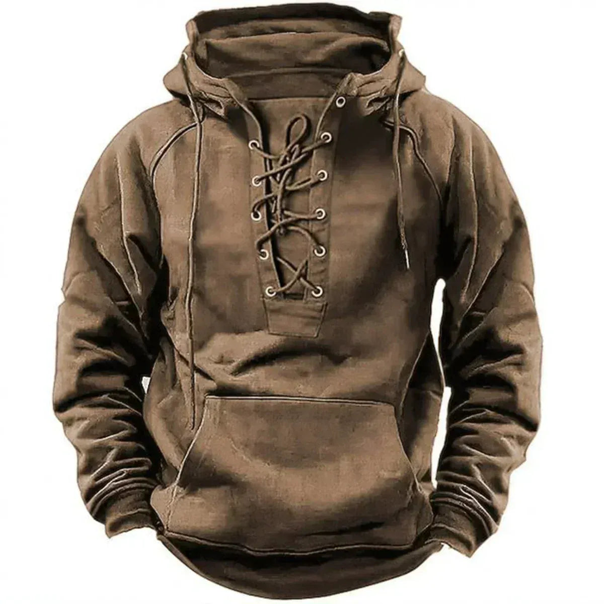 The Ronan™ | Rugged Heritage Lace-Up Hoodie