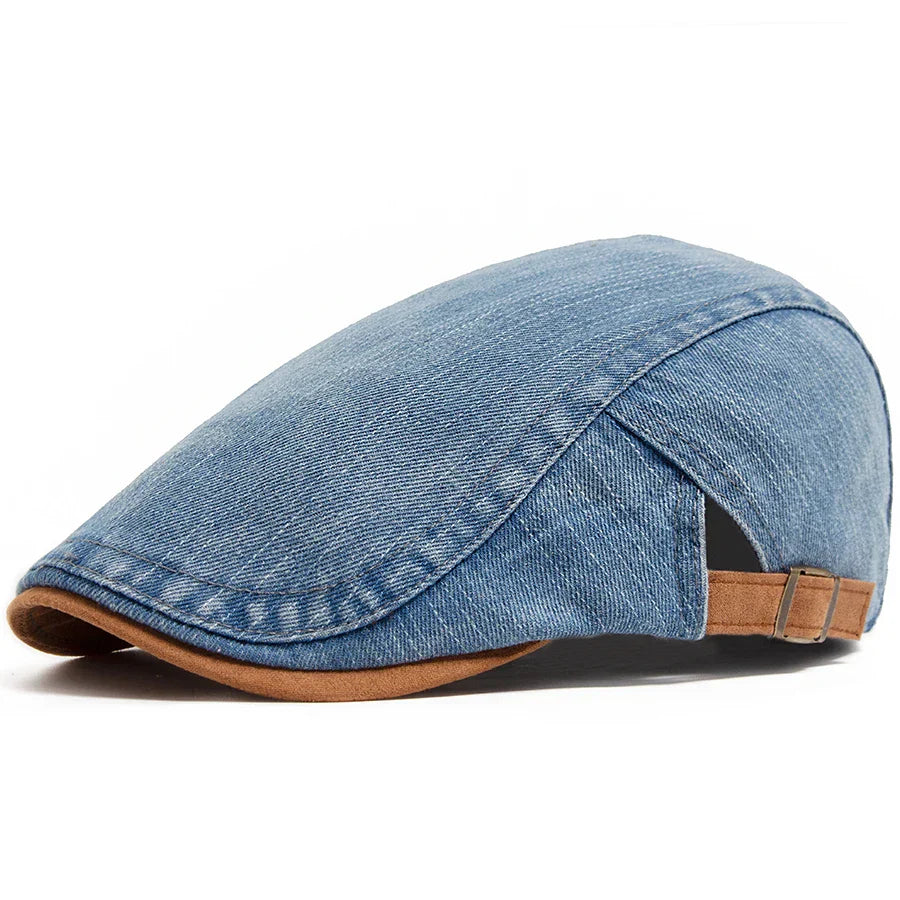 The Reid™ — Classic Denim Flat Cap