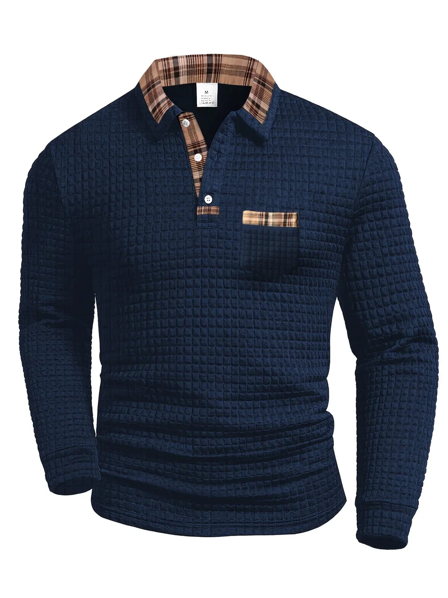 The Hudson™ | Textured Long-Sleeve Polo
