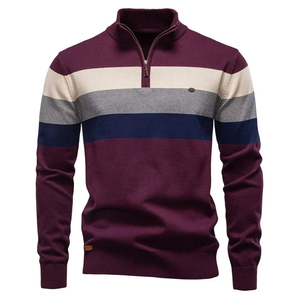 Zephyr | Stylish Sweater With Stand-Up Collar
