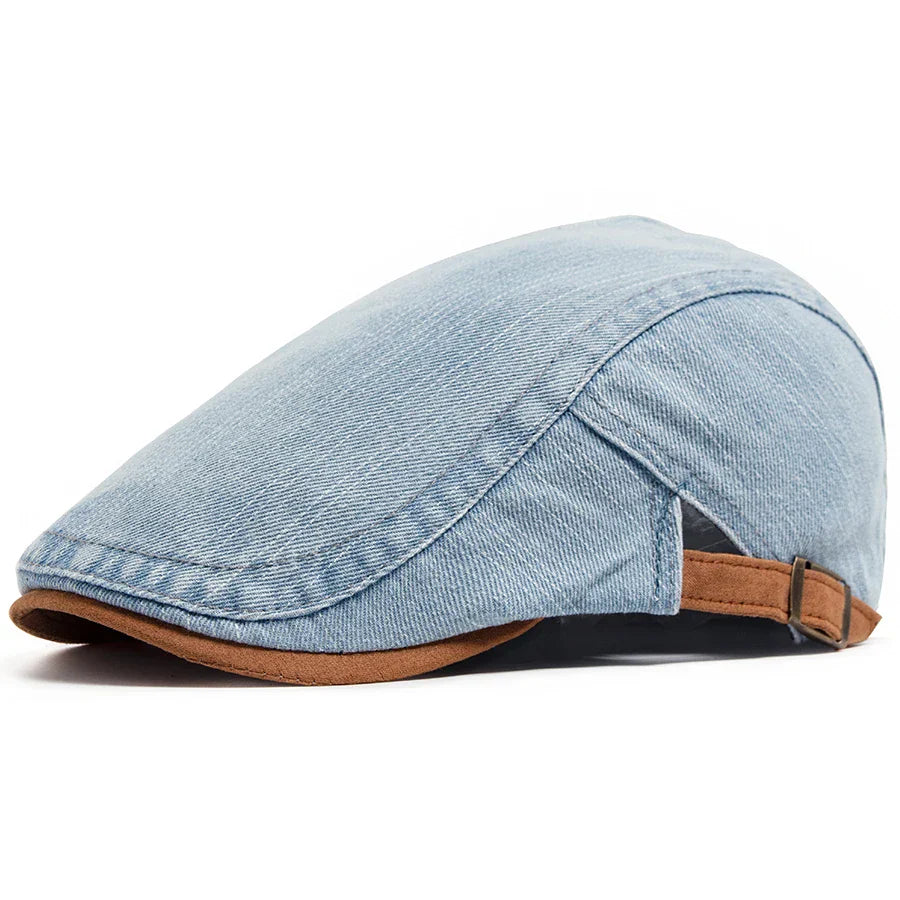 The Reid™ — Classic Denim Flat Cap