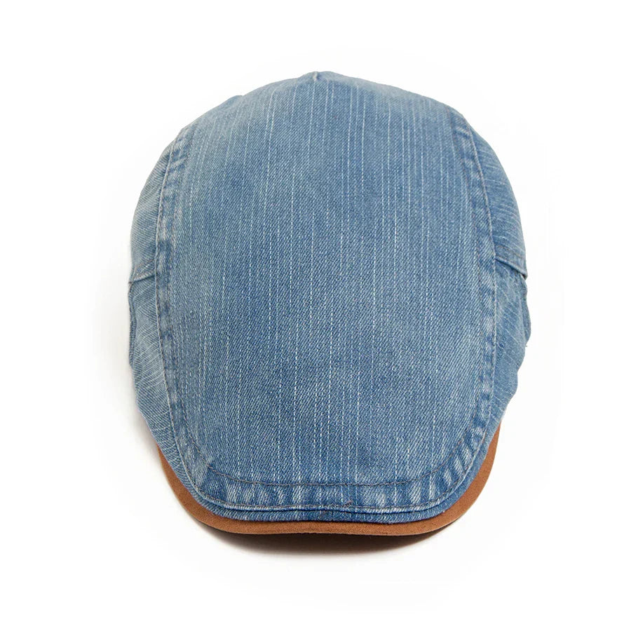 The Reid™ — Classic Denim Flat Cap