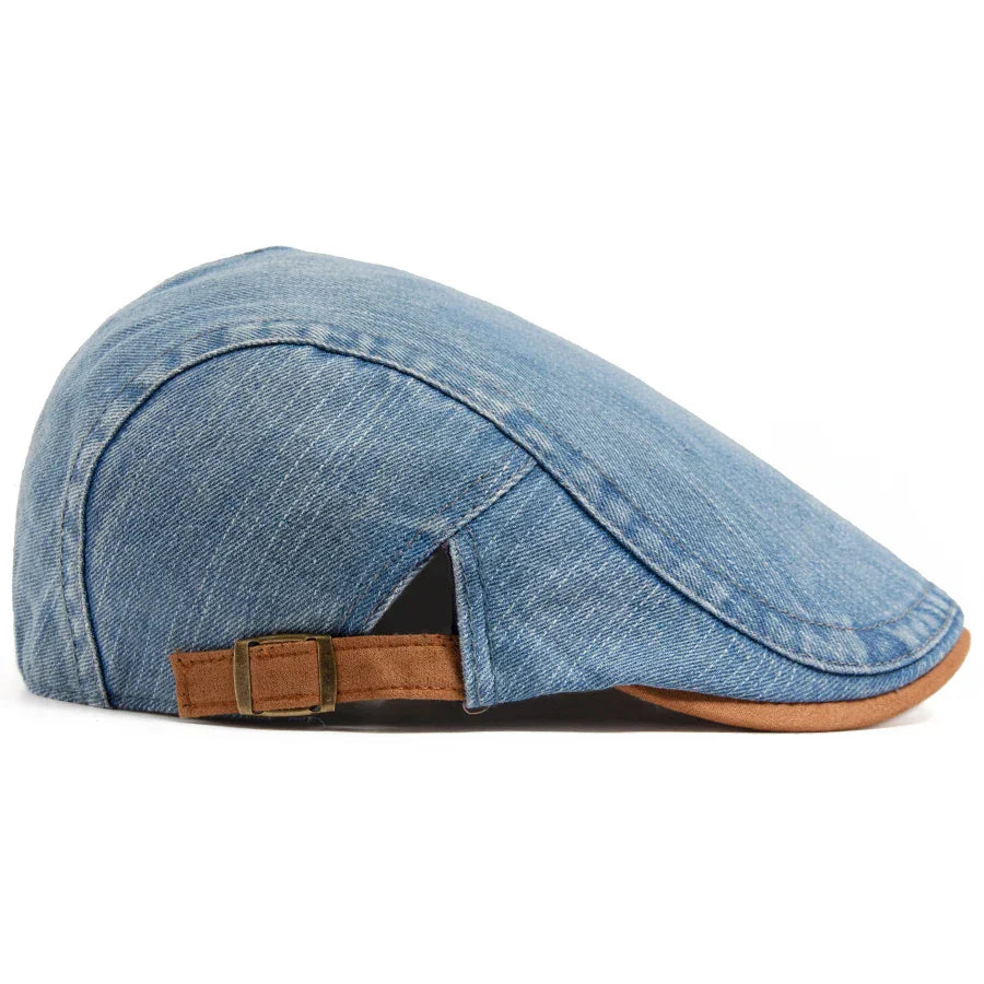 The Reid™ — Classic Denim Flat Cap